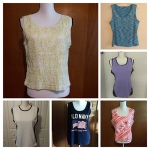 Clearance Sale Tank Tops! Any 5 Tank Tops for $20 No Boundaries Old Navy Reebok